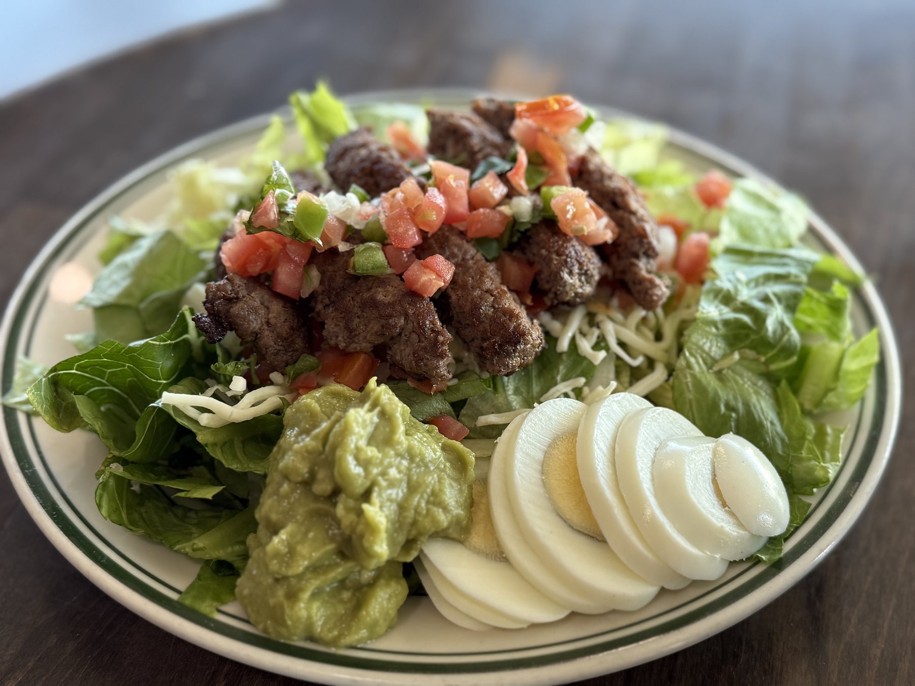 Grilled Chicken or Burger Salad at JD’s Hamburgers