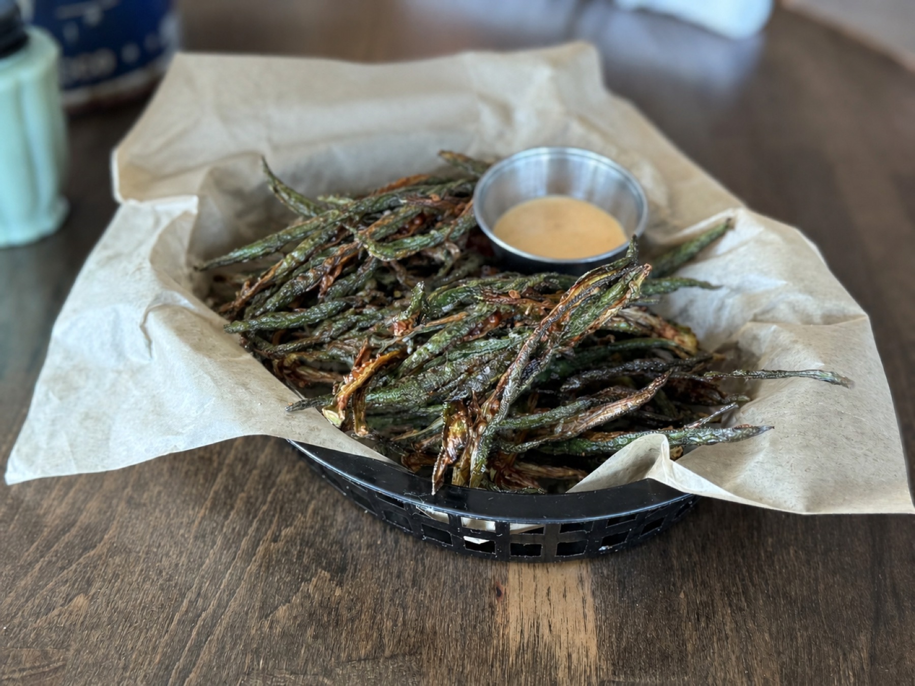 Okra Fry Basket at JD’s Hamburgers